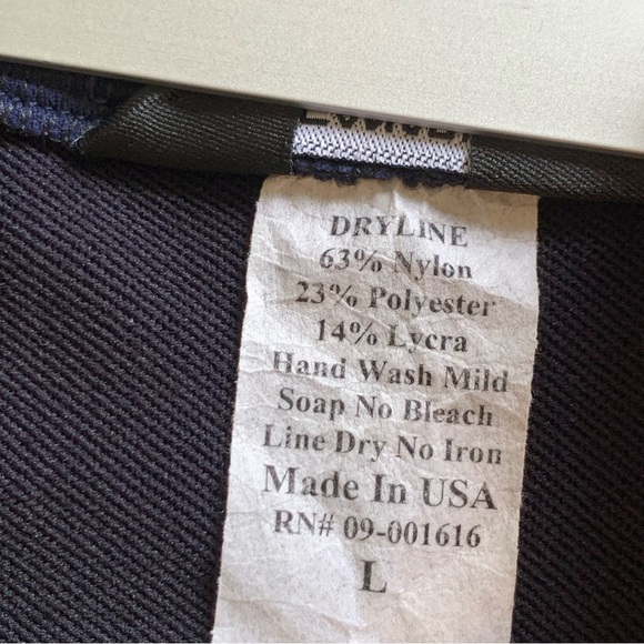 Canari Men’s Large Navy Blue Long Sleeve Cycling Racing Jersey 1/4 Zip USA Made - Picture 9 of 12